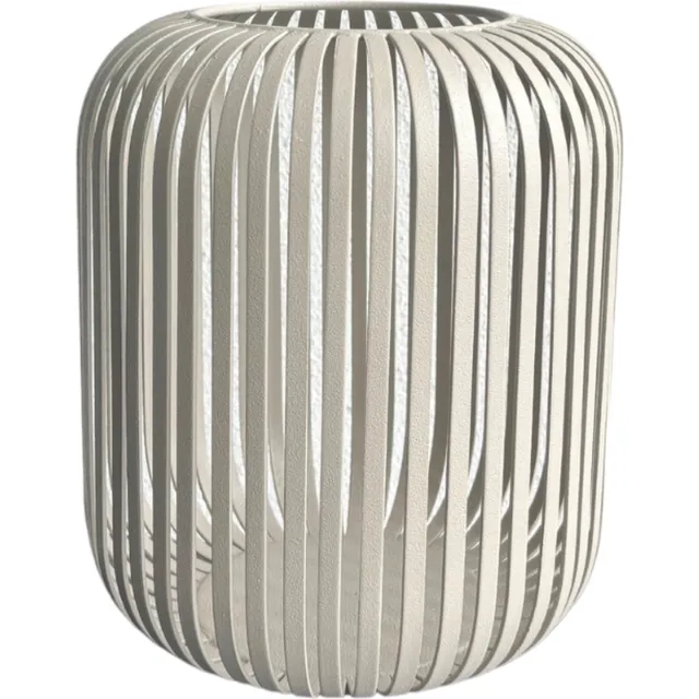 STILL Lantaarn Tuintafel - Windlicht Terras - Ijzer - Beige - 23x20 cm