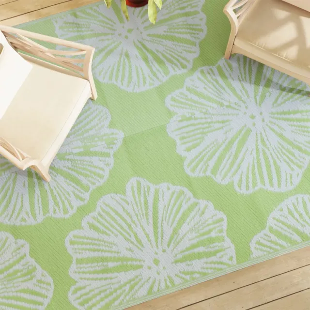 vidaXL Buitenkleed ARAKIL 190x290 cm PP groen, foto 2