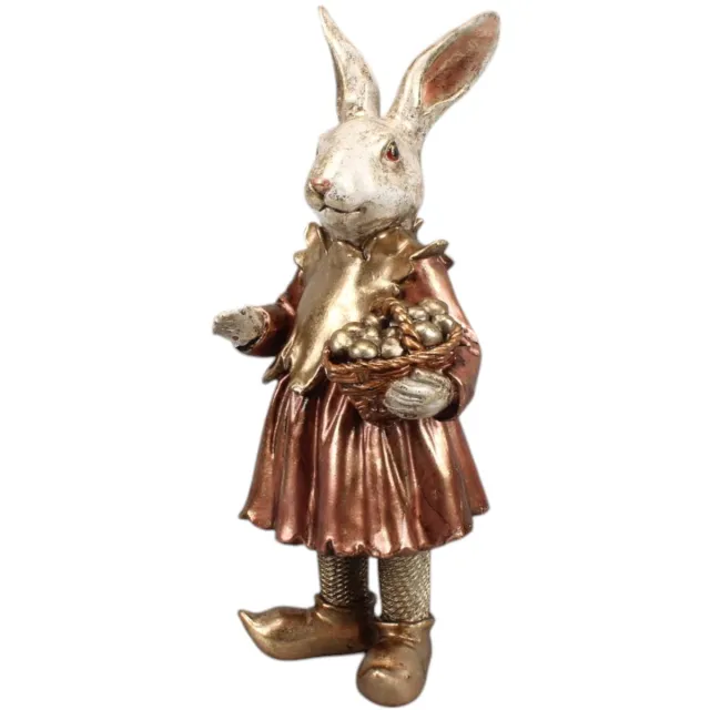 Baroque Decoratief beeld of figuur - Konijn resin 35 cm - 35x13x12 - Polyresin Mixed