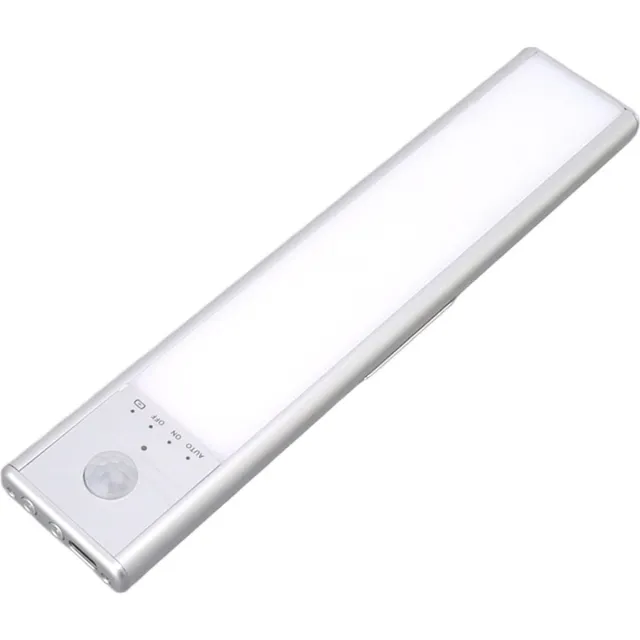 Halmaz LED Kastverlichting - Kastlamp - Bewegingssensor Lichtbalk - Oplaadbaar - Trapverlichting - 15cm Wit