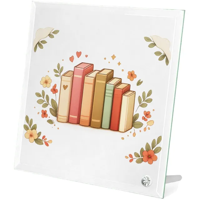 Mr Cadeautjes Glasframe 20 x 20 - design Een compacte, decoratieve collage rond een centraal hobby-on | cadeau Wit