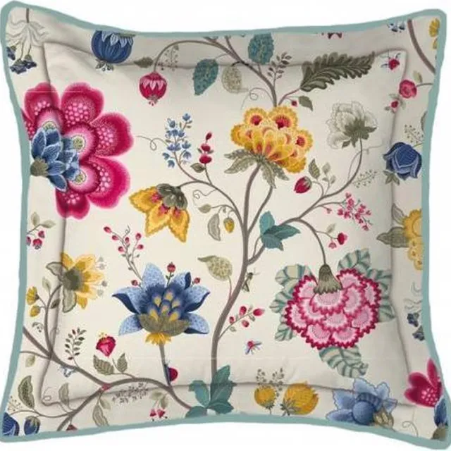 Pip Studio Floral Fantasy Kussen - Ecru 45x45