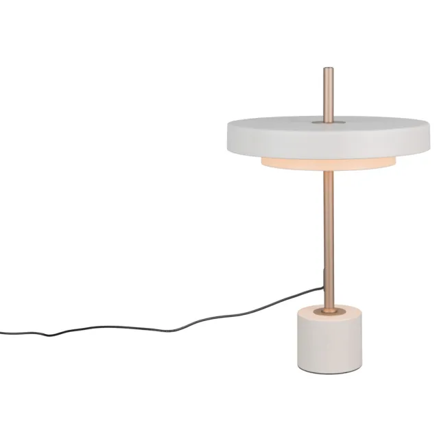 Trio KEATON - Tafellamp - Grijs warm - incl. 1x SMD 12 W