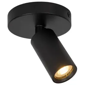 Lucide Opbouwspot Ritmo - Zwart - 10cm - Gu10