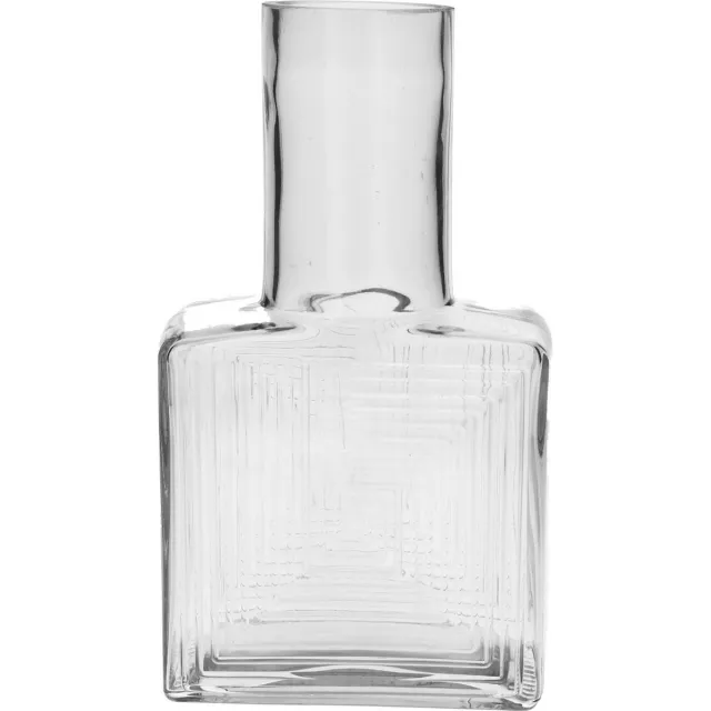 Bellatio Design Bloemenvaas - helder transparant glas - 6 x 23 cm - vaas