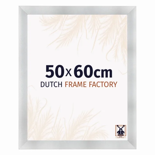 Dutch Frame Factory Fotolijst 50x60 cm - MDF - Aluminium Geborsteld - Praag