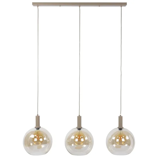 Nest of Nora Hanglamp Siva - 3-lichts met bollen - Beige