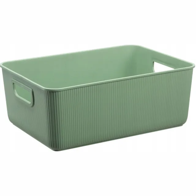 Plast Team Akita - Opbergbox - Opslagcontainer 10L - 100% gerecycled - Groen