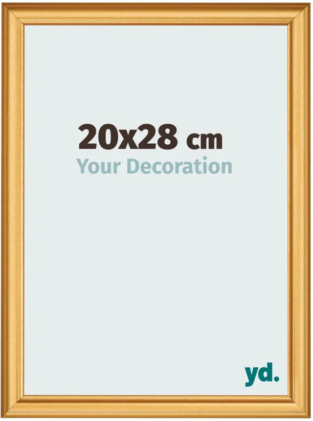 yd. Your Decoration - Fotolijst 20x28 cm - MDF - Goud Mat - Lazio