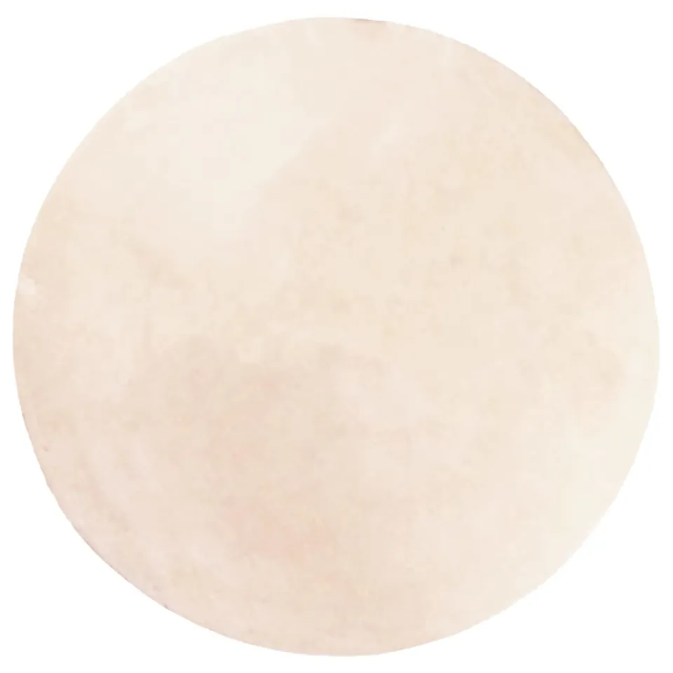 vidaXL Vloerkleed HUARTE laagpolig zacht wasbaar Ø 120 cm beige, foto 3