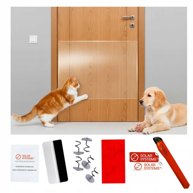 Solar System Solar Systems Anti-Krab Folie voor Katten - Honden - 152x50 cm - Beschermfolie Deuren en Meubels - Transparant kleurloos