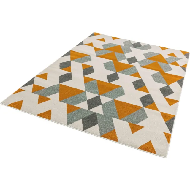 Eazy Living Easy Living - Laagpolig vloerkleed Easy Living Colt Pyramid Rust - 160x230 cm Bruin