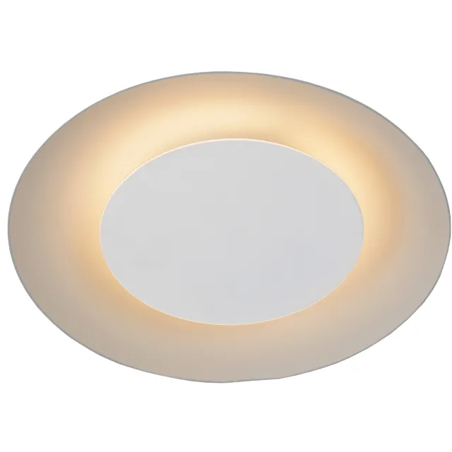 Lucide FOSKAL - Plafonnière - Ø 21,5 cm - LED - 1x6W 2700K - Wit