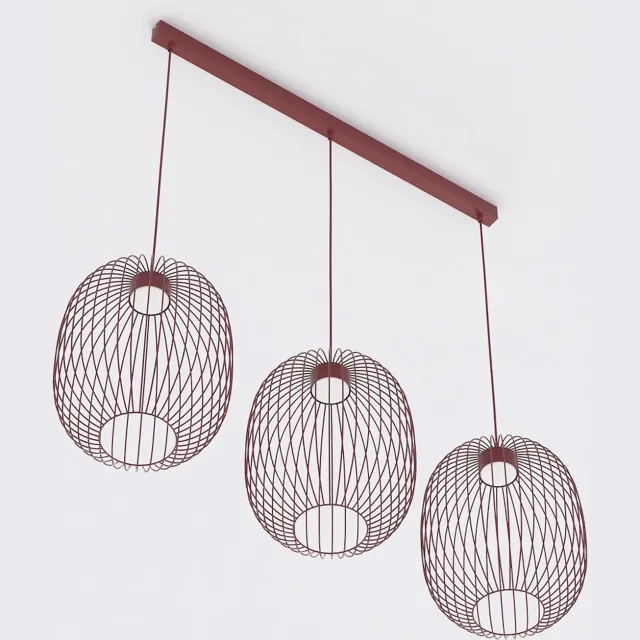 Emibig MANTRA 3 BURGUNDY - Stijlvolle hanglamp voor elke ruimte