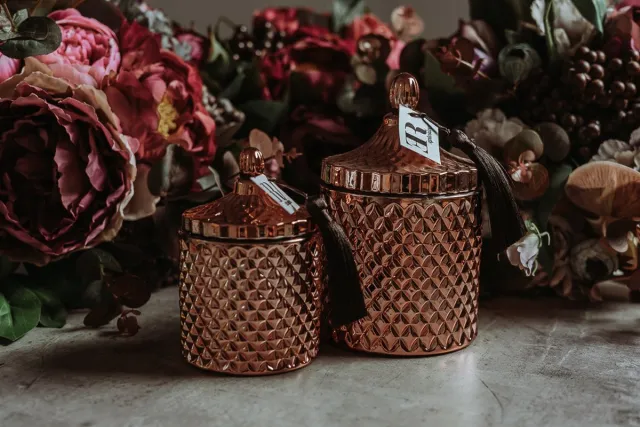 Sandra Mika Geurkaars XL Rose Goud 470 ml - Inspired by Oud Wood