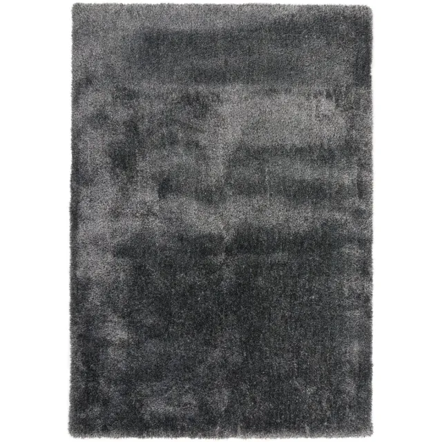 DÉJA Living Vloerkleed 240x340cm - Hoogpolig Blauw Stof - Lavar Mix