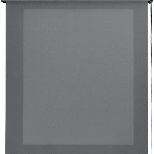 Storesdeco Screen Premium rolgordijn met technische stof, 38 mm donkergrijs 160x180 cm Grey II