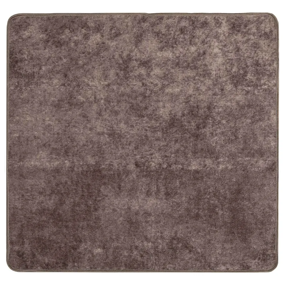 vidaXL Vloerkleedloper MARSA Grijs 100 x 100 cm Polyester en PVC