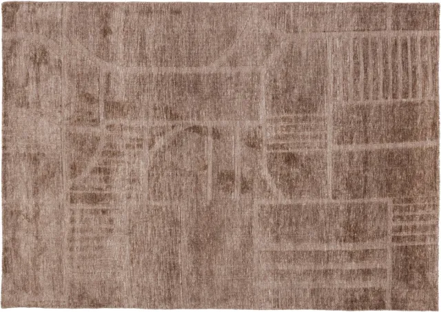 WOOOD Lovi Vloerkleed - Wol - Taupe 170x240 cm
