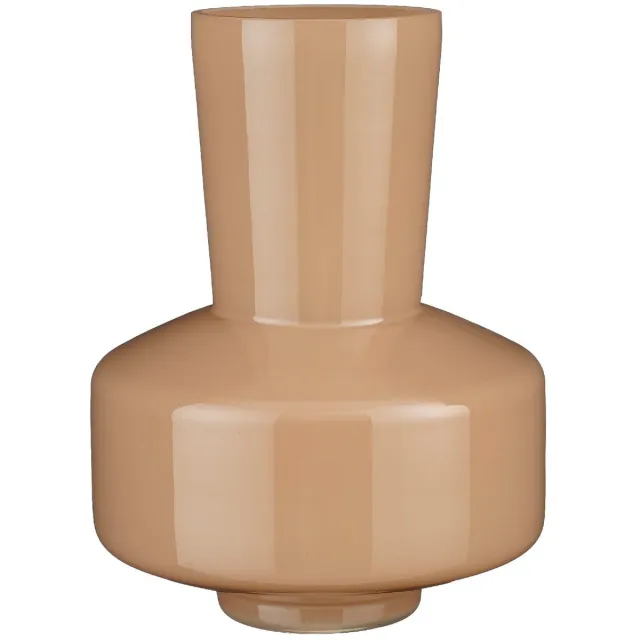 Mica Decorations Nella Vaas | Bruin Glas | Sfeervol | Decoratief
