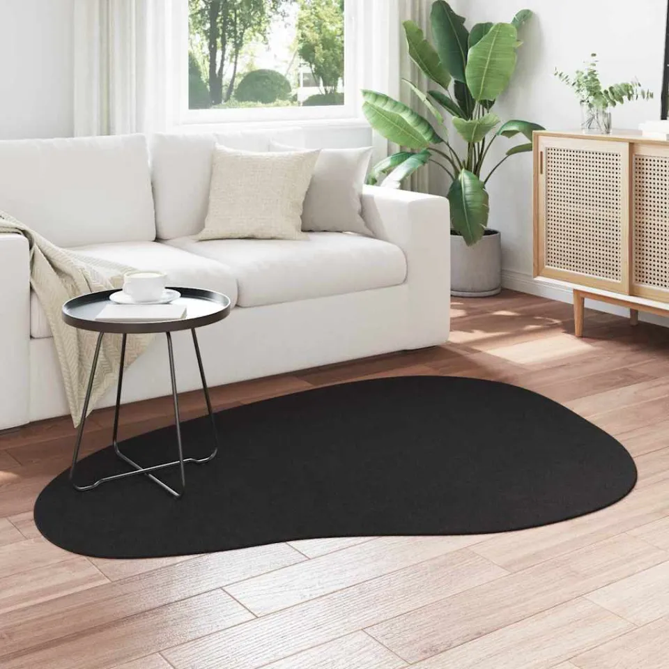 vidaXL Tapijt HUARTE Zwart 120 x 170 cm Polyester, foto 3