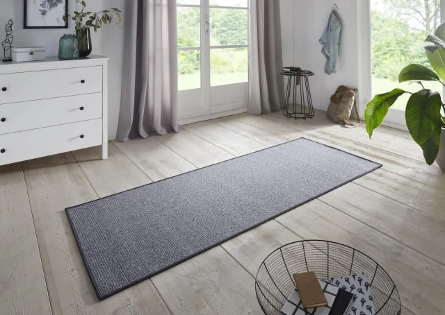 flycarpets Loper - Runner Boucle - Grijs 80x300 cm