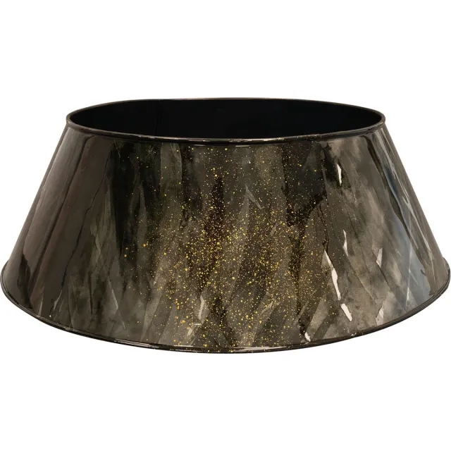 TS Collection Kerstboomring Designed by Lammie - Shadow gold - 57x16 - Metaal & Epoxy - Exclusieve woonitems voor binnen - Handgemaakt - Unieke print - Designed by Lammie