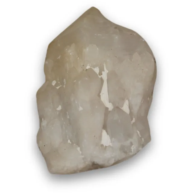 Ruben Robijn Candle kwarts punt, 100-150 gram Wit / roze