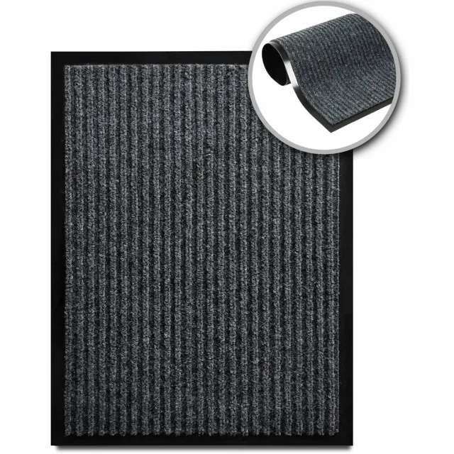 OLSZA Antislip Deurmat 80x120 cm - Vuil- en Vochtbestendig Grijs
