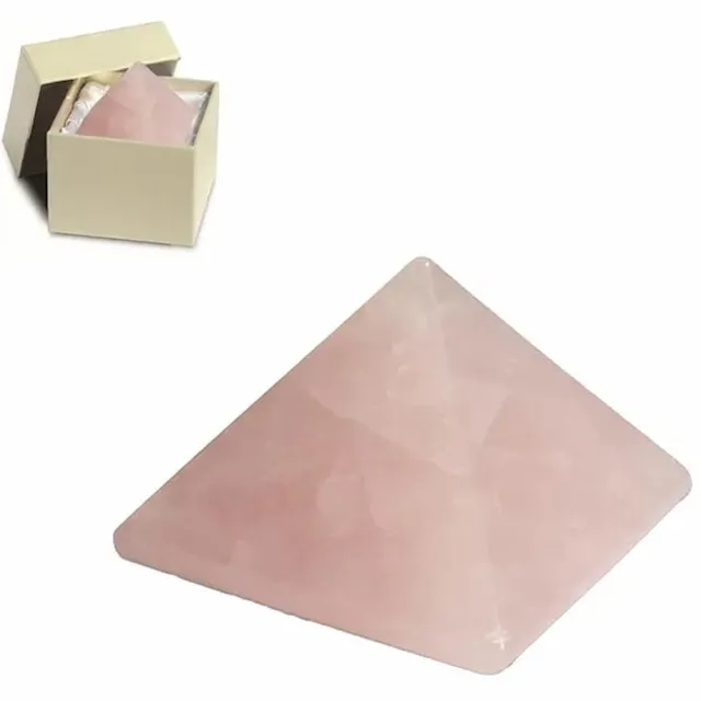 BERK Piramide Rozenkwarts 30 mm Zwart
