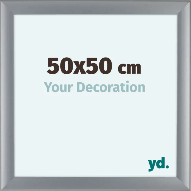 yd. Your Decoration - Fotolijst 50x50 cm - MDF - Zilver Mat - Como