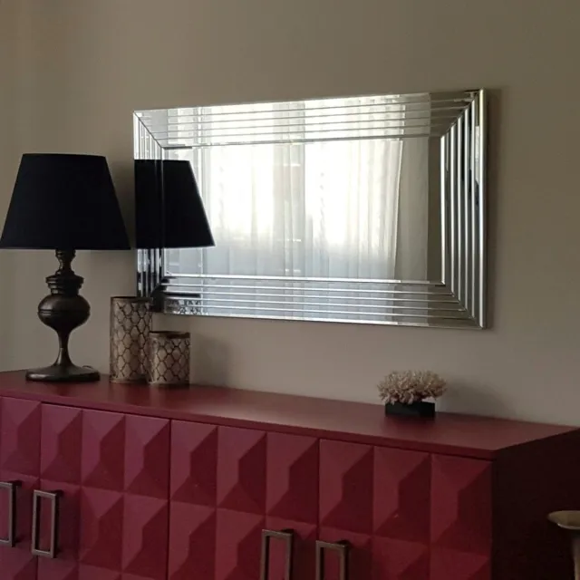 Skye Decor , Spiegel, A305Y, MDF, Zilver, 130 x 65 cm