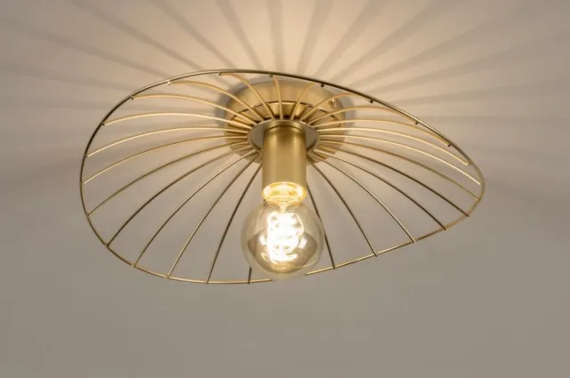 Lumidora Plafondlamp 74651 - Plafonniere - FABRIANO - E27 - Goud - Messing (kleur) - Metaal - ⌀ 39 cm