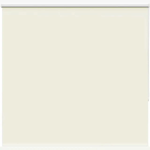 vidaXL Rolgordijn - verduisterend - 145x150 - cm - stofbreedte - 141,6 - cm gebroken wit