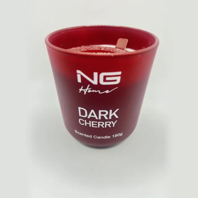 Next Generation Perfumes NG Home - DARK CHERRY - Geurkaars 180gr Bordeaux Rood
