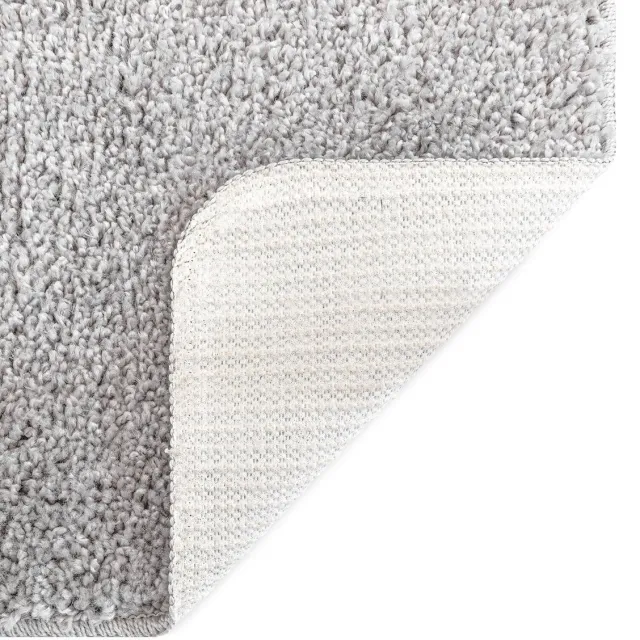 vidaXL Antislip - Shaggy - Tapijt - Grijs - 200 - x - 200 - cm - PP