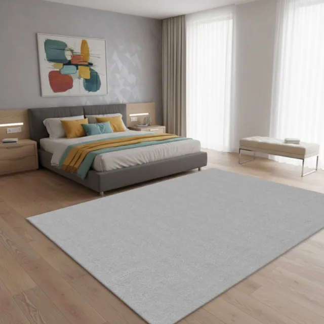TapisTrend Designer tapijt Roze 160x220 cm Modern, effen vloerkleed met een zacht oppervlak en dichte pool voor de woonkamer, slaapkamer en ontspanningsruimte