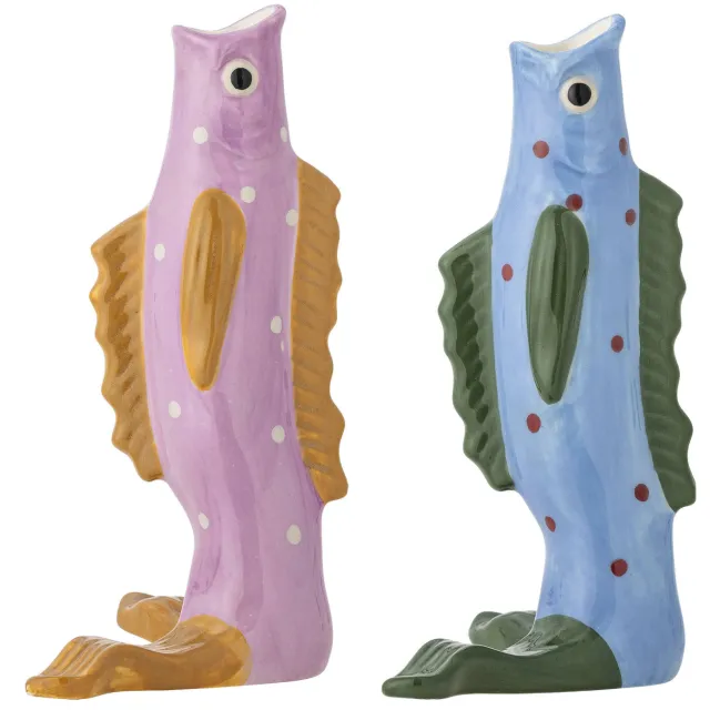 Bloomingville vaas Mako (set van 2) Multi