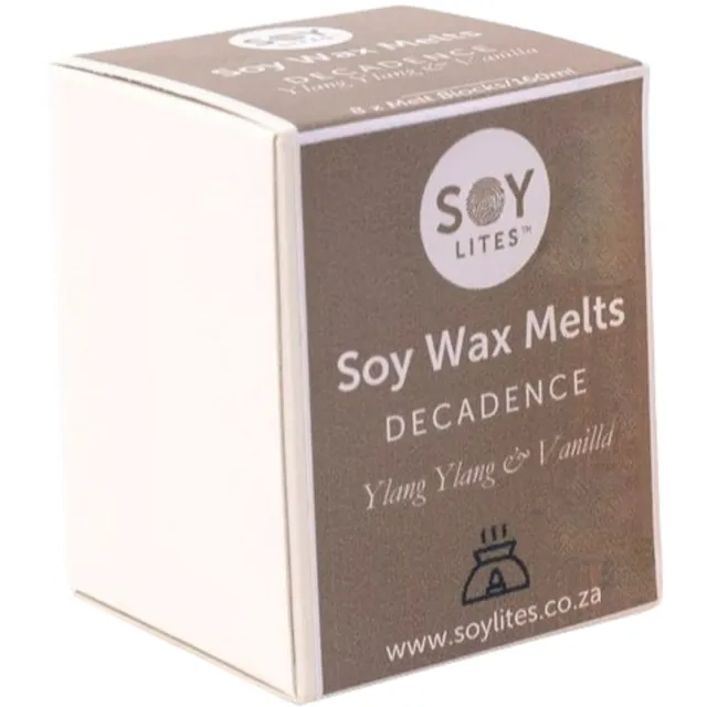 Soylites Soja Wax Melts Decadence (8 stuks) gebroken wit