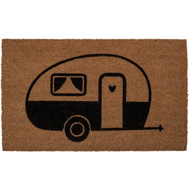 Clayre & Eef Deurmat 75x45x1 cm Bruin Kokos