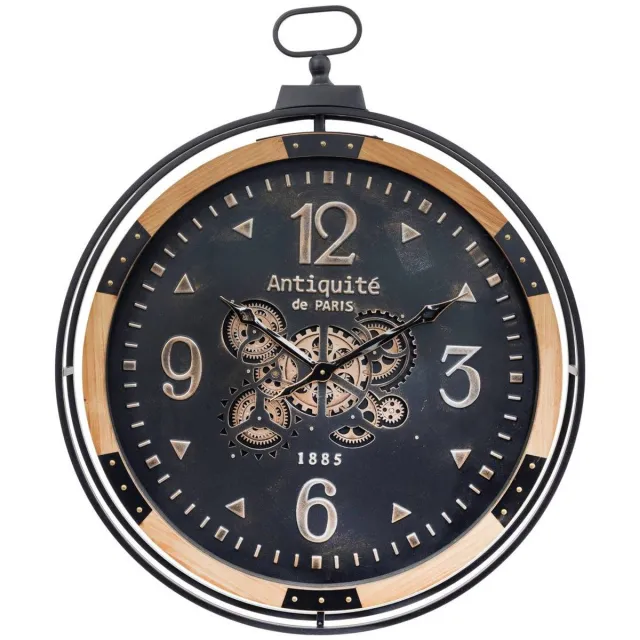 Atmosphera Créateur d'intérieur® Metalen klok AMRI Noir