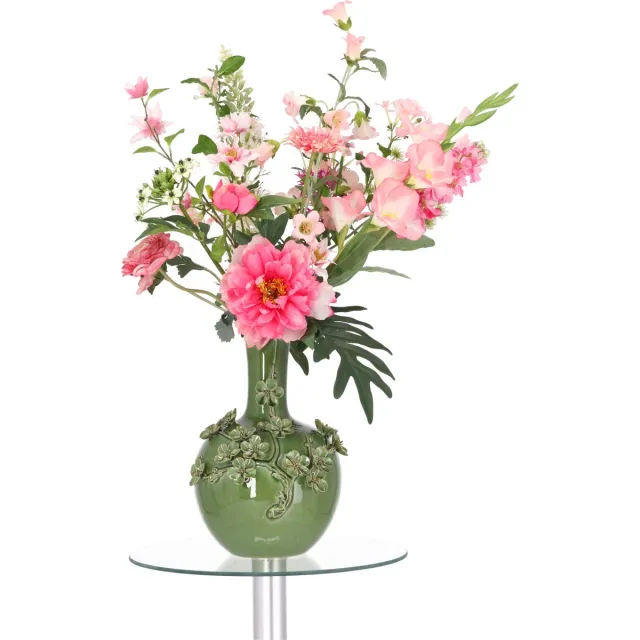 maxifleur Kunstplanten Handgebonden Kunstboeket Clara Oslo Roze 80cm