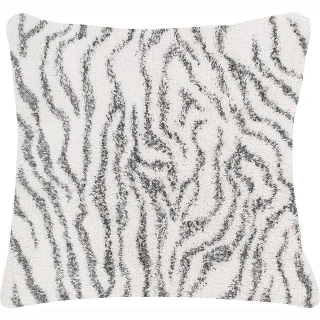 Tiseco Kussen (gevuld) BERBER, 45x45cm, Animal stripe IVORY