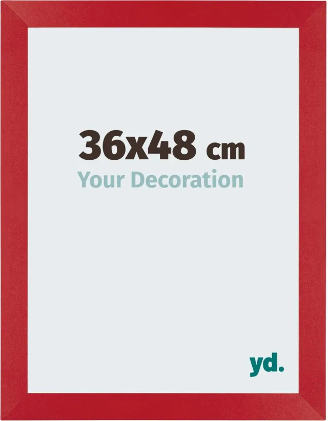 yd. Your Decoration - Fotolijst 36x48 cm - MDF - Rood - Mura