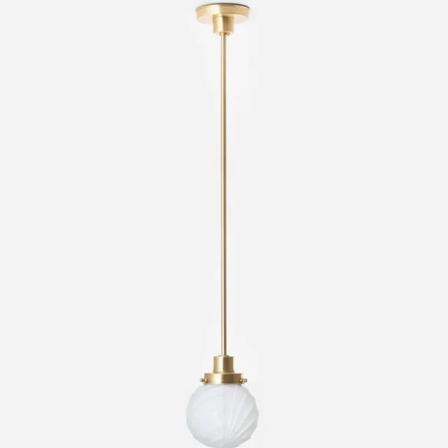 Coloured by Art Hanglamp Swingbulb 20's Messing - Art Deco Trade