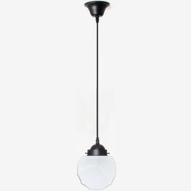Coloured by Art Hanglamp aan snoer Johanna Moonlight - Art Deco Trade Zwart
