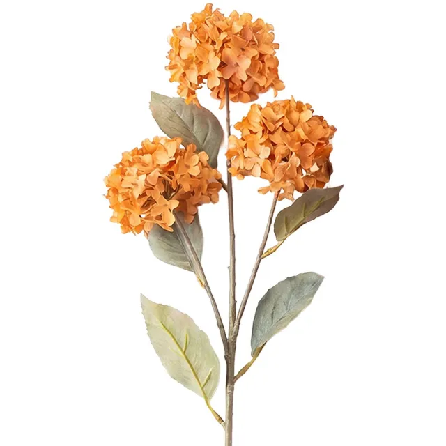Clayre & Eef Kunstbloem Oranje Kunststof