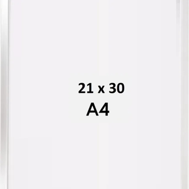 Anchor By Design Fotolijst Echt Glas | Hout | Fotomaat 21x30 cm (A4) | Posterlijst | A4 Fotolijst | Zilver