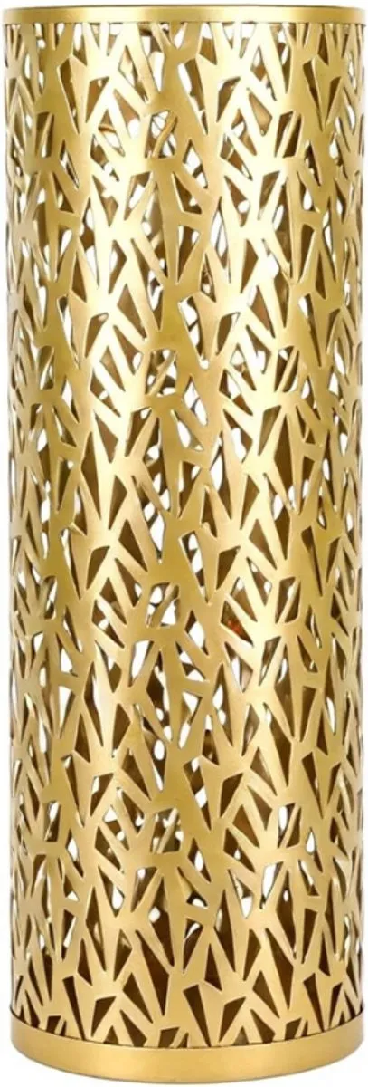 Imperatoris Paraplubak - Parapluhouder - Vrijstaand Umbrella Stand - Rond - Goud - 17 cm Hoog - Modernere metaalachtige stijl