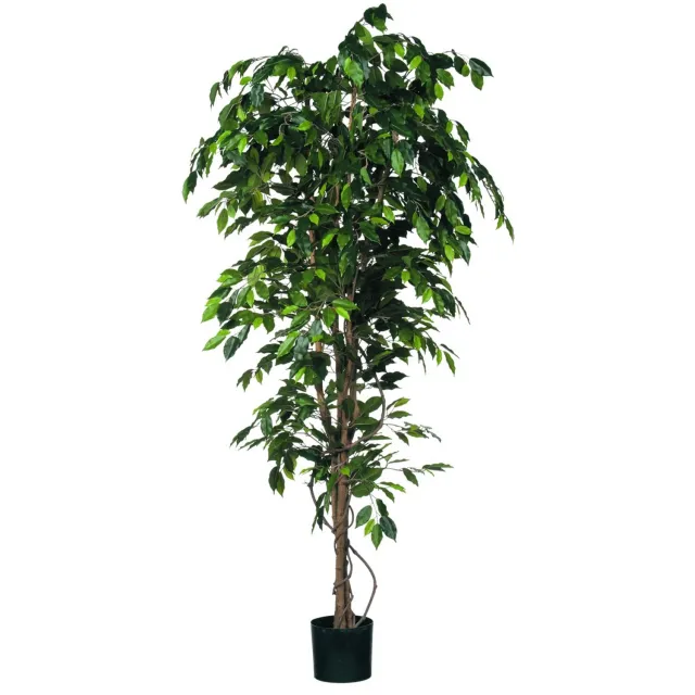 Mica Decorations Ficus Kunstplant - H210 x Ø100 cm - groen